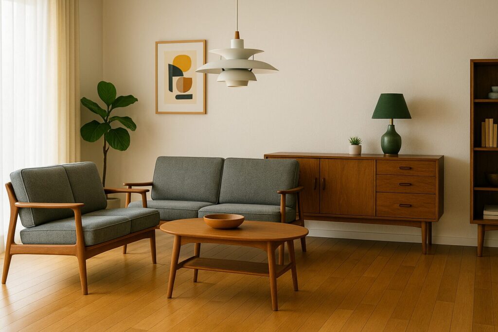 ミッドセンチュリーモダン-リビング